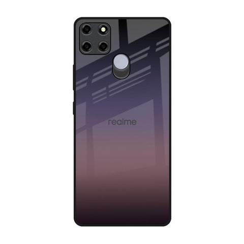 Grey Ombre Realme C12 Glass Back Cover Online