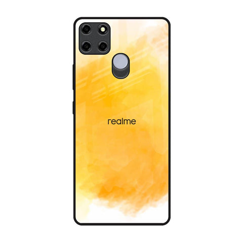 Rustic Orange Realme C12 Glass Back Cover Online