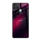 Razor Black Realme C12 Glass Back Cover Online