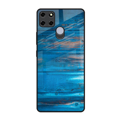 Patina Finish Realme C12 Glass Back Cover Online
