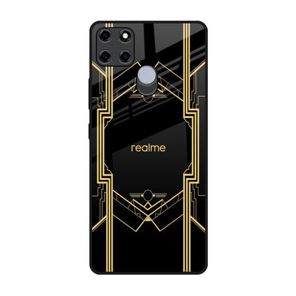 Sacred Logo Realme C12 Glass Back Cover Online