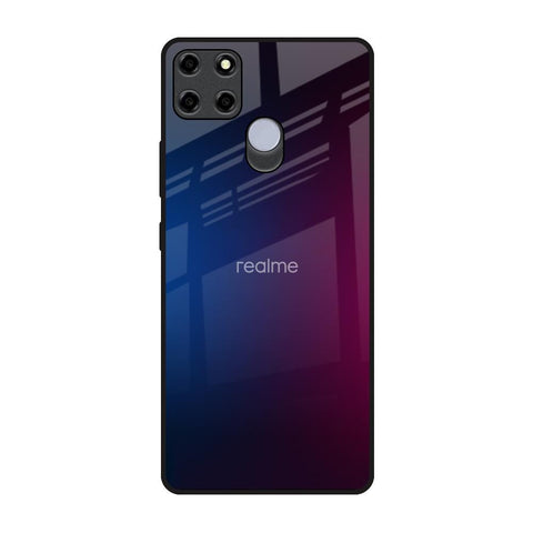 Mix Gradient Shade Realme C12 Glass Back Cover Online