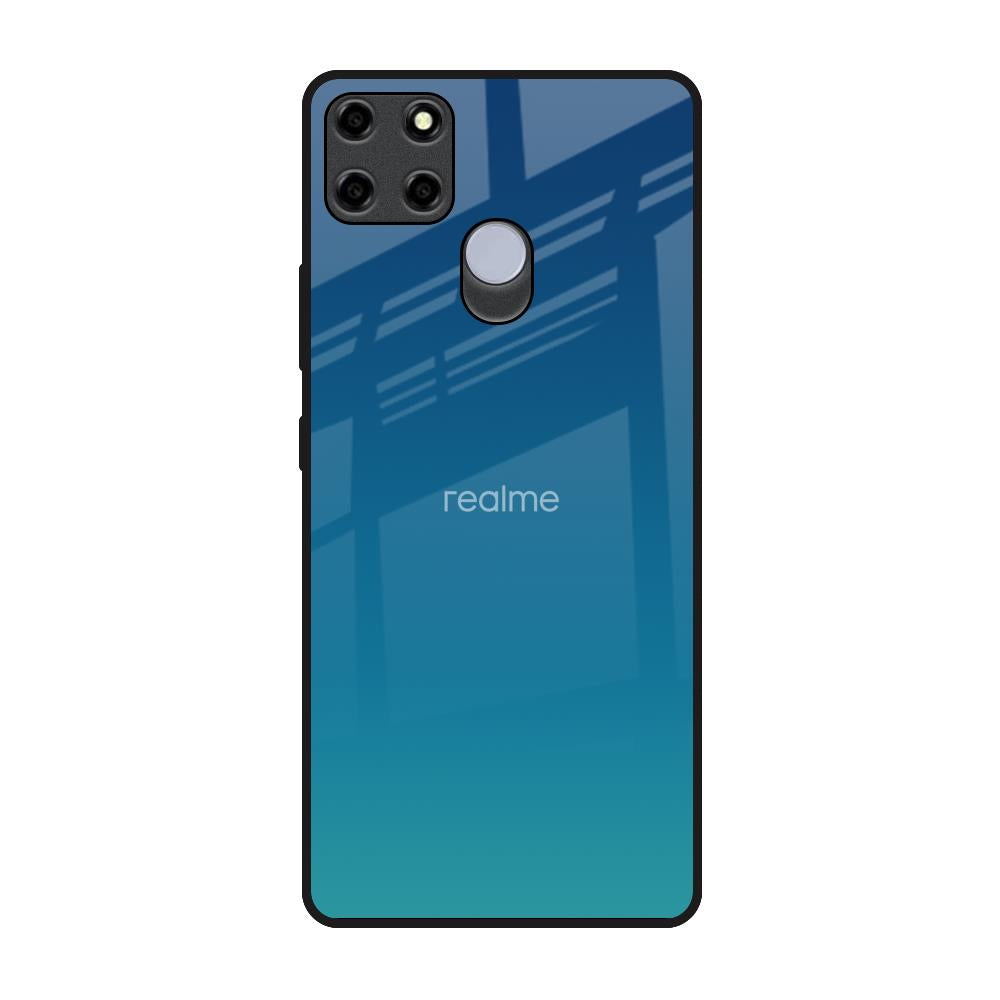 Celestial Blue Realme C12 Glass Back Cover Online