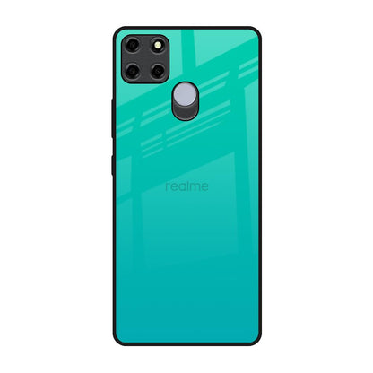Cuba Blue Realme C12 Glass Back Cover Online