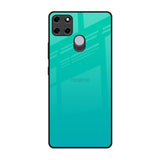 Cuba Blue Realme C12 Glass Back Cover Online
