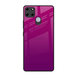 Magenta Gradient Realme C12 Glass Back Cover Online