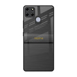 Grey Metallic Glass Realme C12 Glass Back Cover Online