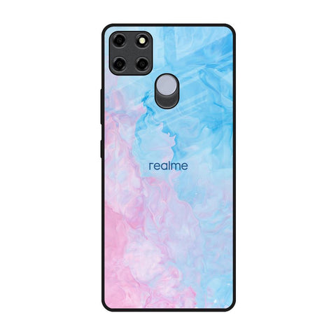 Mixed Watercolor Realme C12 Glass Back Cover Online