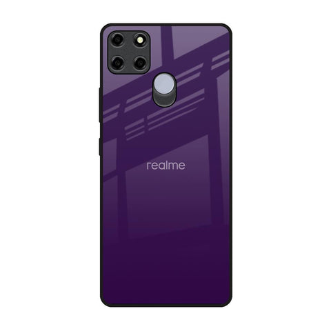 Dark Purple Realme C12 Glass Back Cover Online