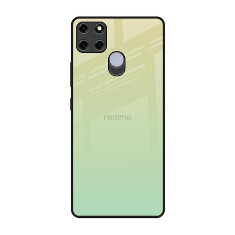 Mint Green Gradient Realme C12 Glass Back Cover Online