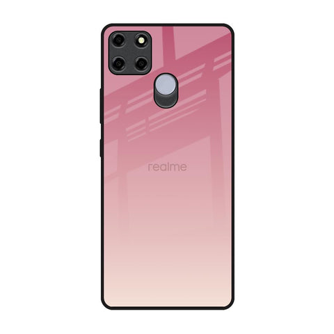 Blooming Pink Realme C12 Glass Back Cover Online
