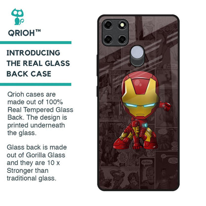Angry Baby Super Hero Glass Case for Realme C12