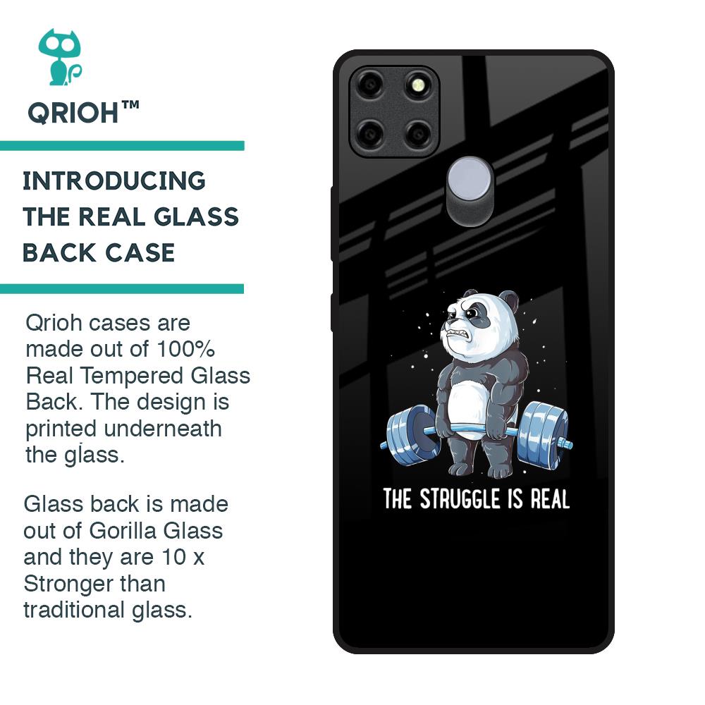 Real Struggle Glass Case for Realme C12