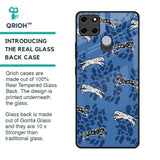 Blue Cheetah Glass Case for Realme C12