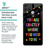 Magical Words Glass Case for Realme C12