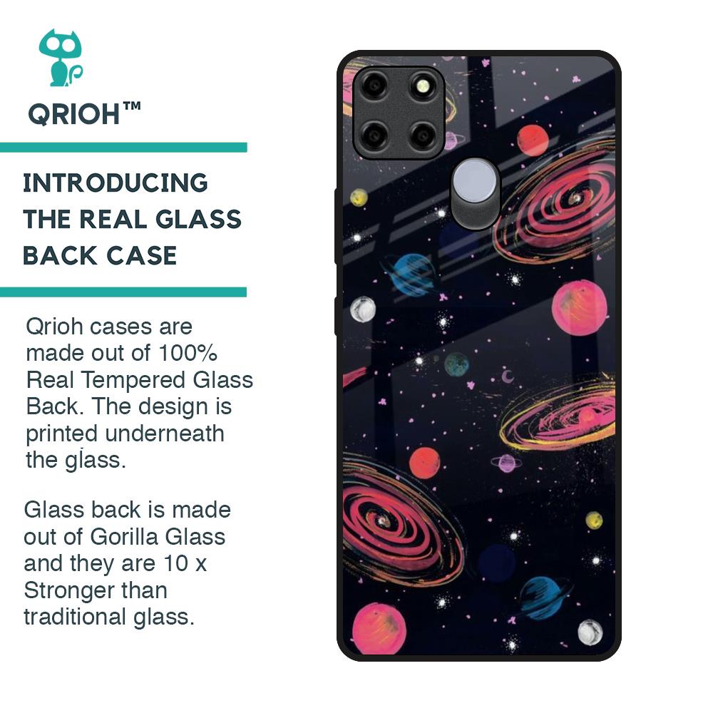 Galaxy In Dream Glass Case For Realme C12