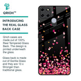 Heart Rain Fall Glass Case For Realme C12