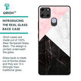 Marble Collage Art Glass Case For Realme C12