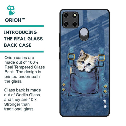 Kitty In Pocket Glass Case For Realme C12