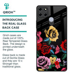 Floral Decorative Glass Case For Realme C12