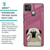 Funny Pug Face Glass Case For Realme C12