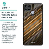 Diagonal Slash Pattern Glass Case for Realme C12