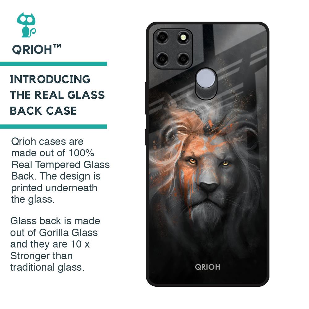 Devil Lion Glass Case for Realme C12