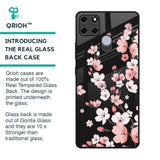 Black Cherry Blossom Glass Case for Realme C12