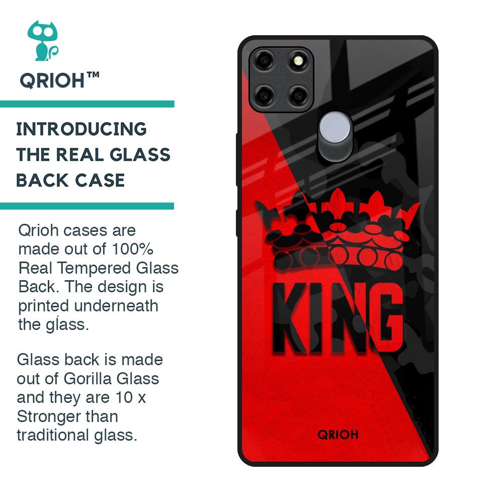 I Am A King Glass Case for Realme C12