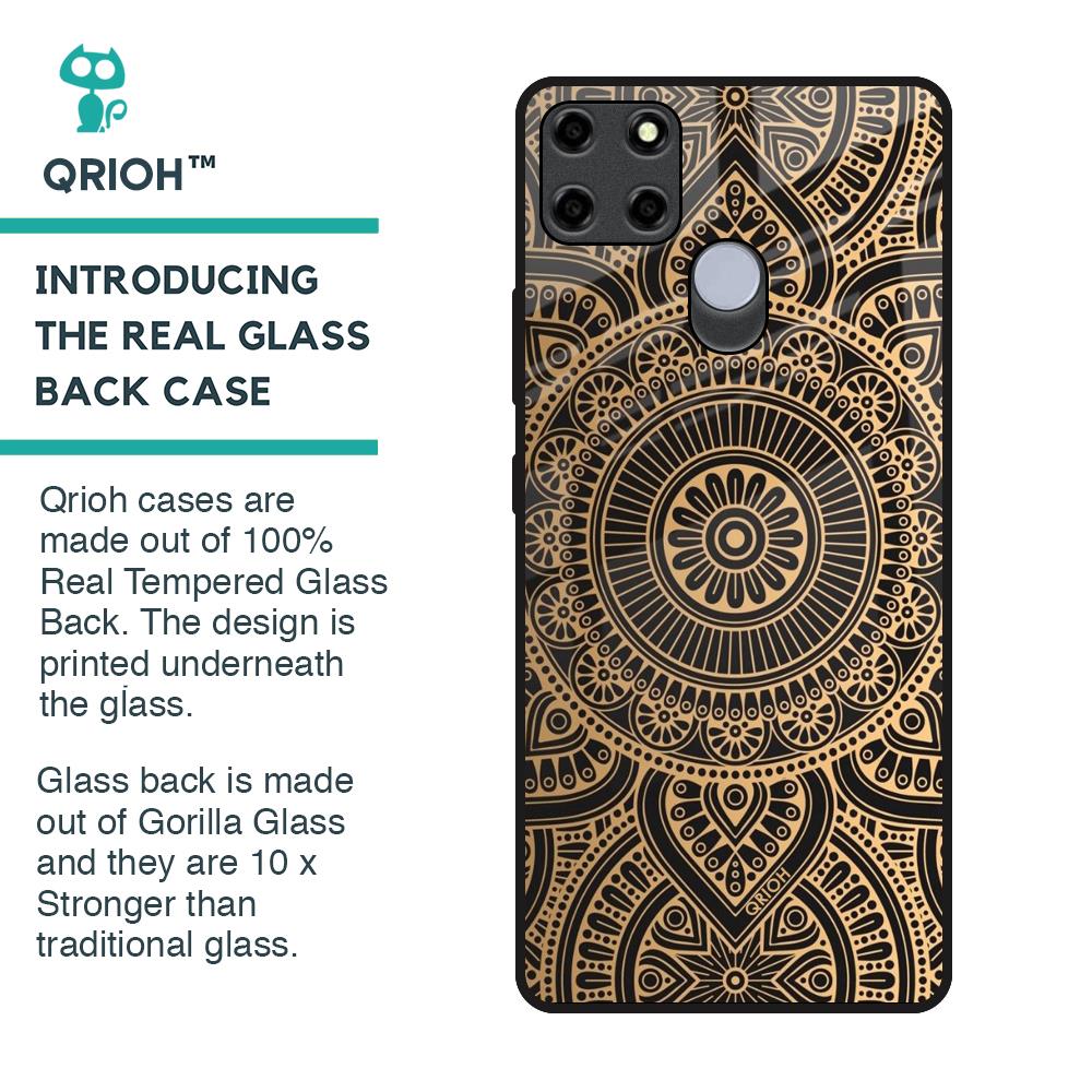 Luxury Mandala Glass Case for Realme C12