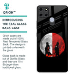 Anime Red Moon Glass Case for Realme C12