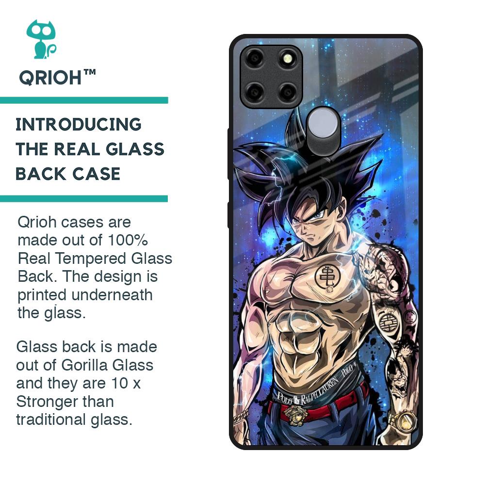 Branded Anime Glass Case for Realme C12