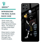 Luffy Line Art Glass Case for Realme C12