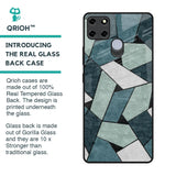 Abstact Tiles Glass Case for Realme C12