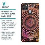 Floral Mandala Glass Case for Realme C12