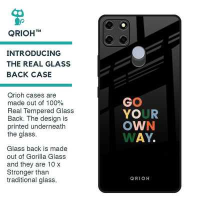 Go Your Own Way Glass Case for Realme C12
