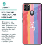 Lucky Abstract Glass Case for Realme C12