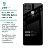 Black Soul Glass Case for Realme C12