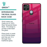 Wavy Pink Pattern Glass Case for Realme C12