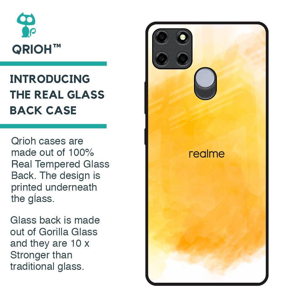 Rustic Orange Glass Case for Realme C12