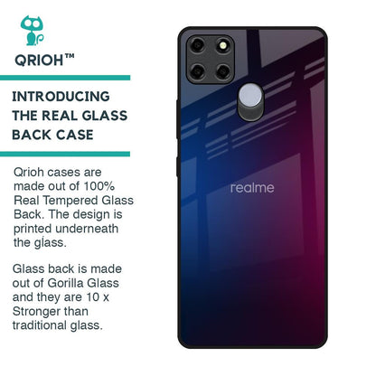 Mix Gradient Shade Glass Case For Realme C12