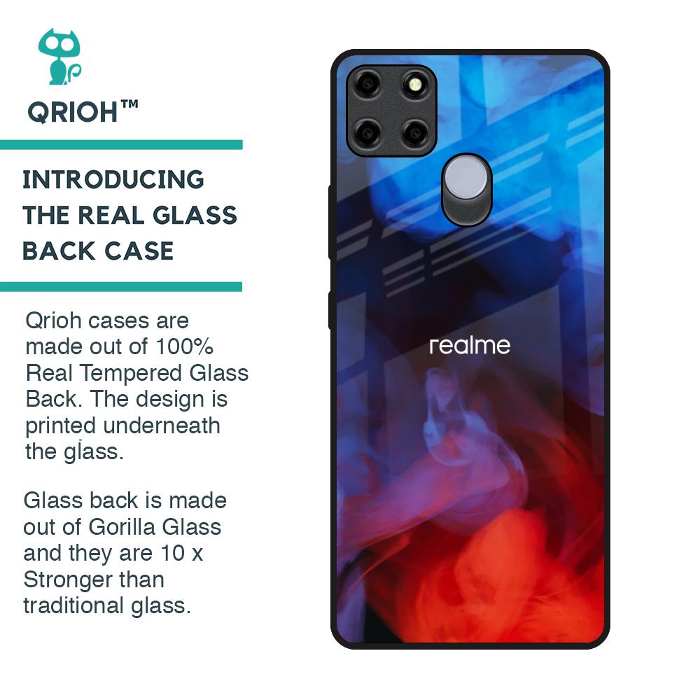 Dim Smoke Glass Case for Realme C12