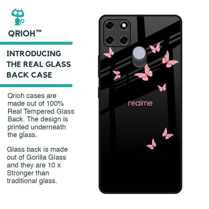 Fly Butterfly Glass Case for Realme C12