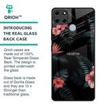 Tropical Art Flower Glass Case for Realme C12