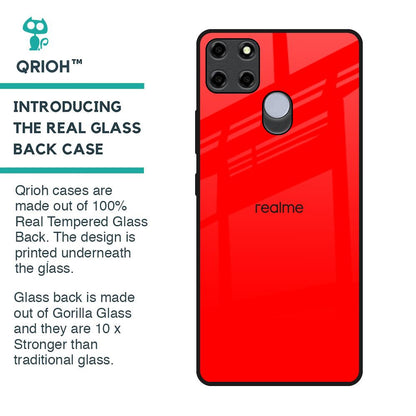 Blood Red Glass Case for Realme C12