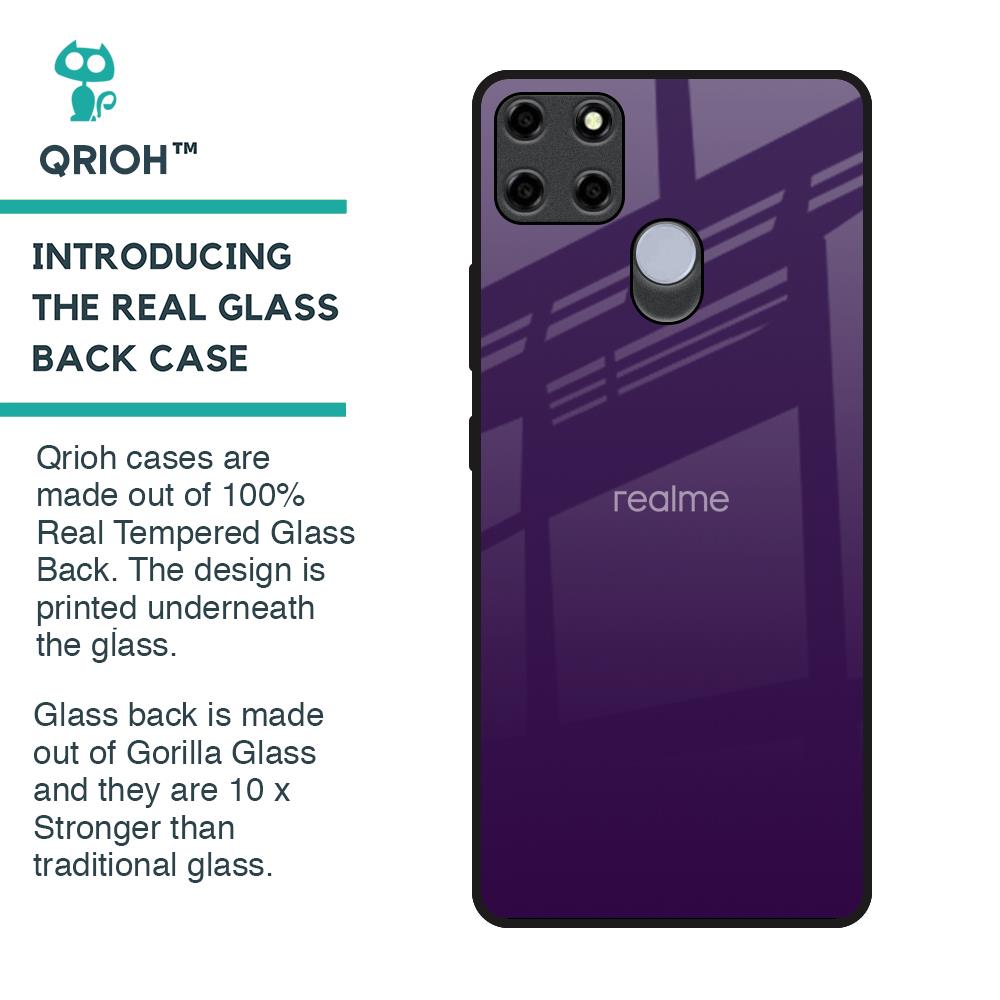 Dark Purple Glass Case for Realme C12