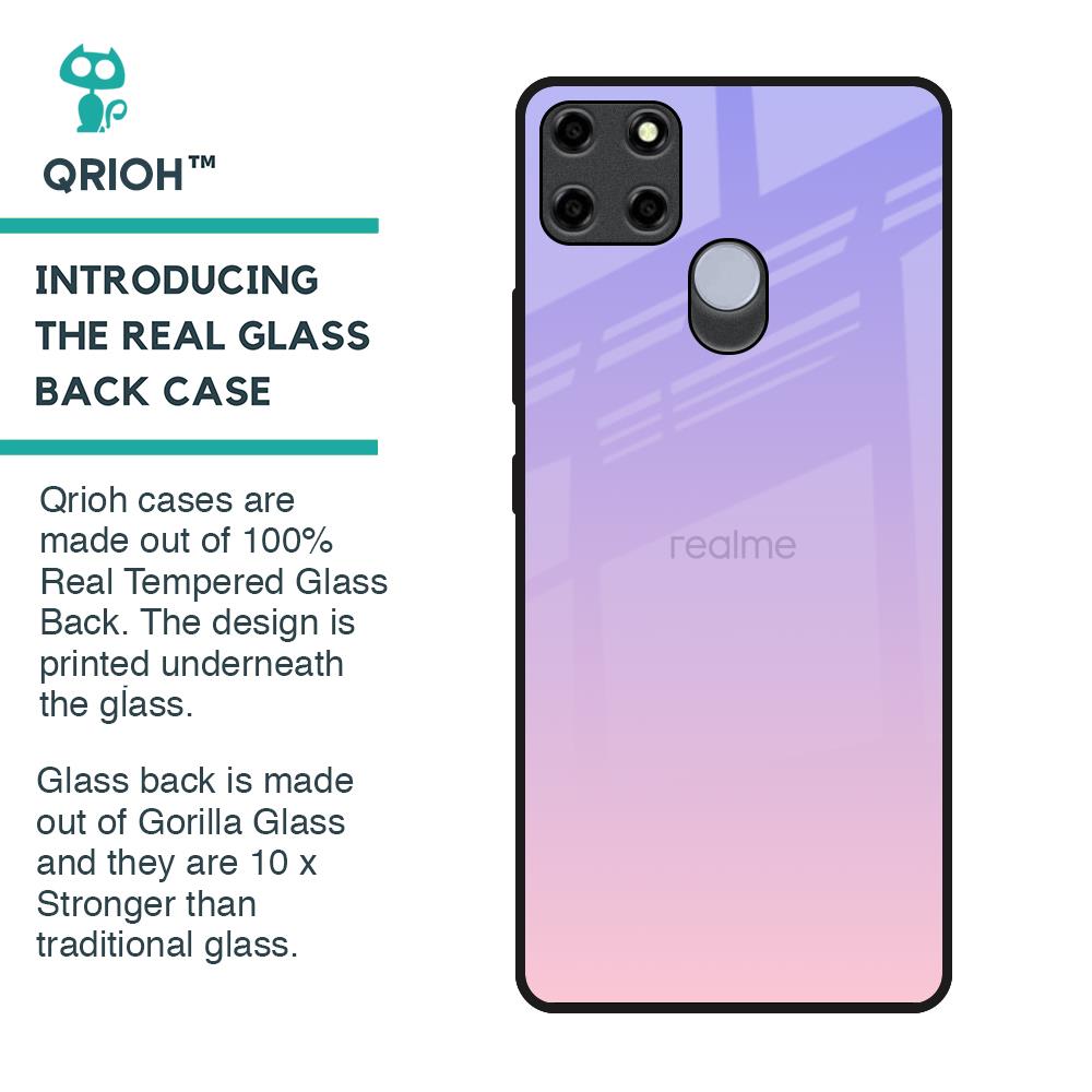 Lavender Gradient Glass Case for Realme C12