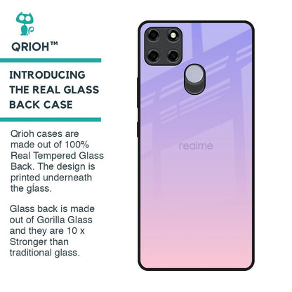 Lavender Gradient Glass Case for Realme C12