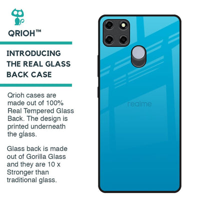 Blue Aqua Glass Case for Realme C12