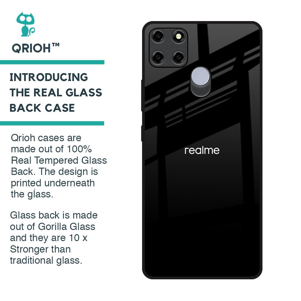 Jet Black Glass Case for Realme C12